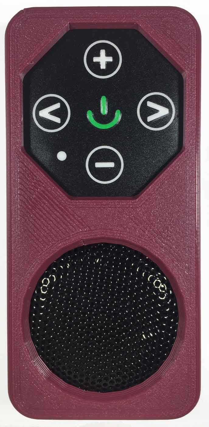 SeedPlayer solar player, maroon